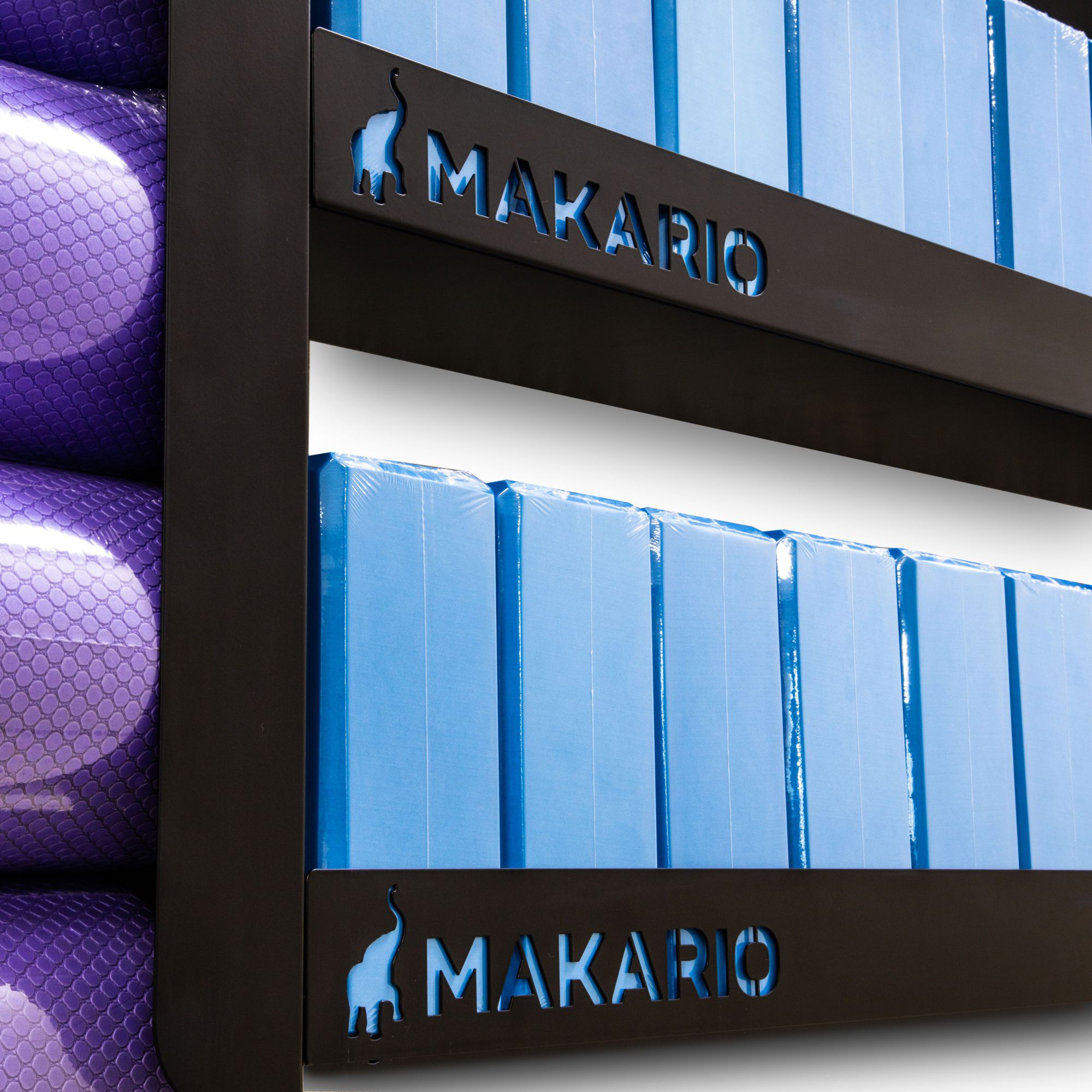 картинка Держатель настенный MAKARIO, для 15 цилиндров и 30 блоков MA-CPYB 